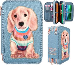 Bekijk leuke cadeautip : Depesche - TOPModel 3-vaks gevulde etui - CITY GIRLS